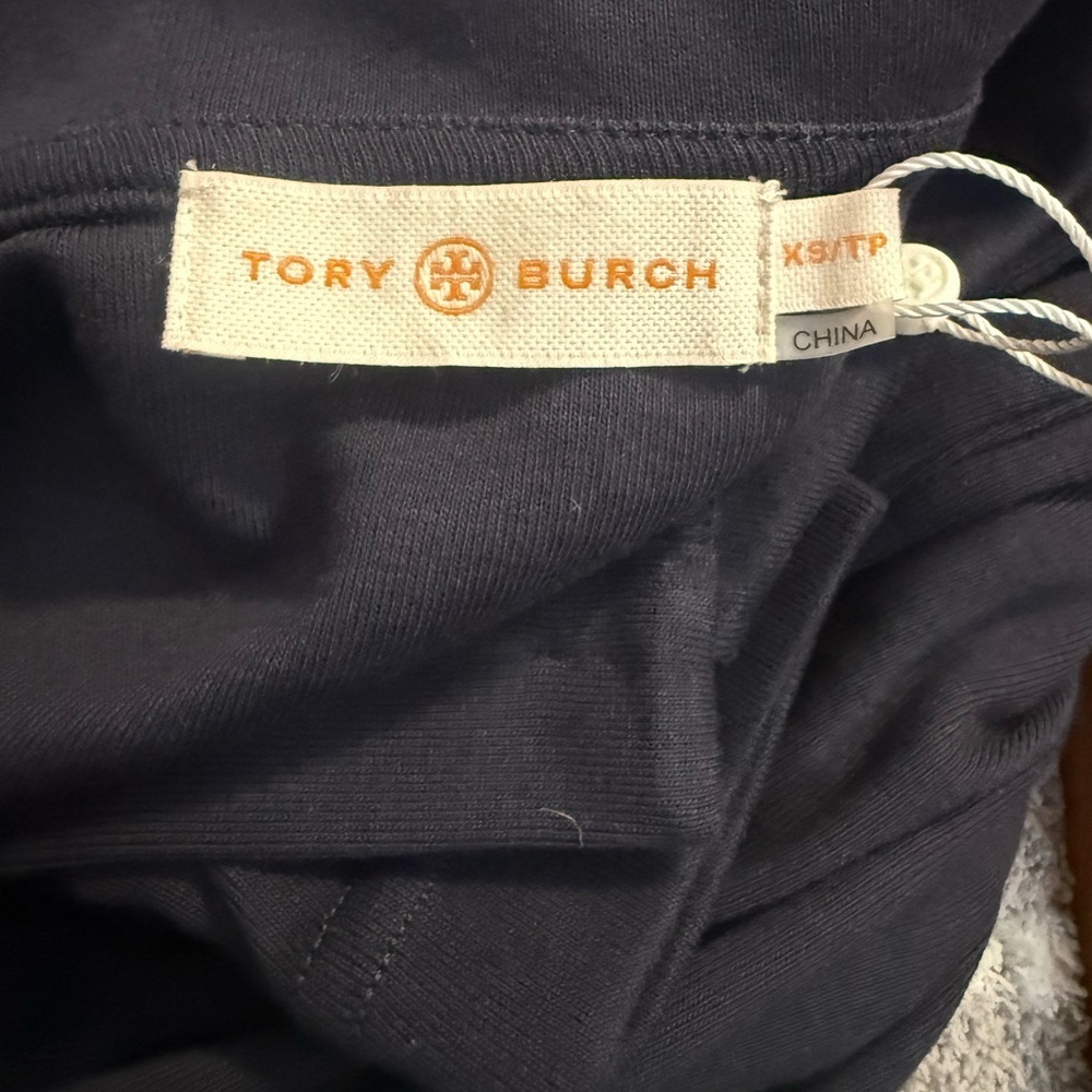 Tory Burch Classic navy golf shirt - Picture 6 of 11